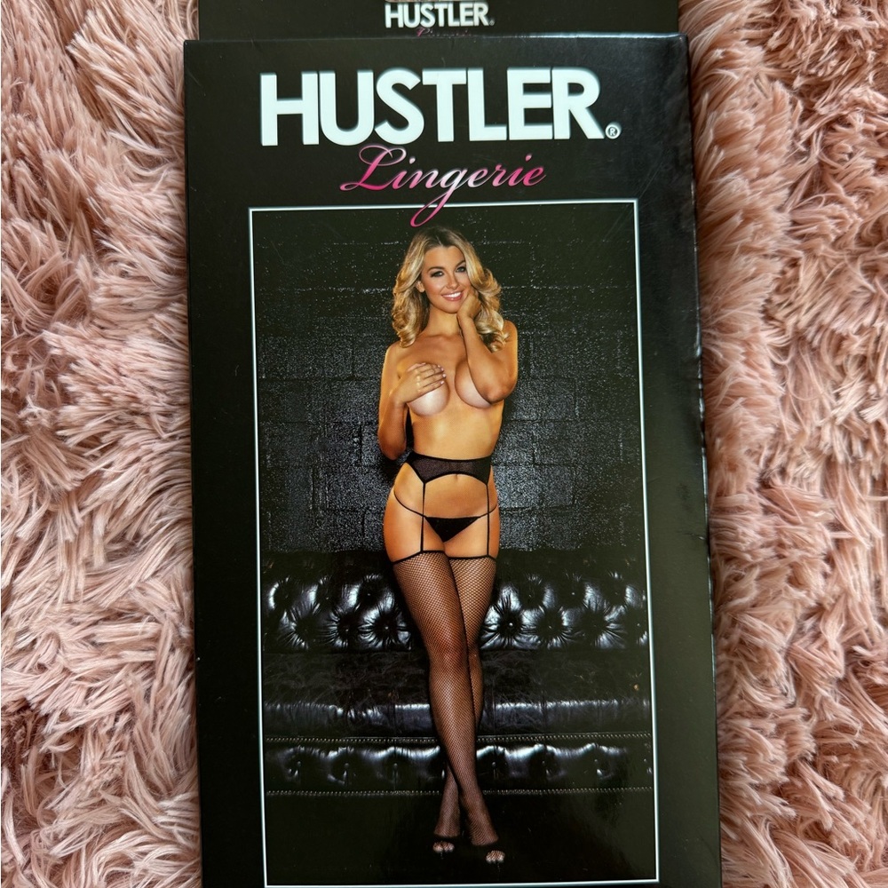 Hustler Hollywood Garterbelt Fishnet Thigh High